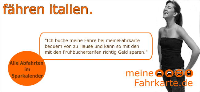 Fähren und Autofähren Italien